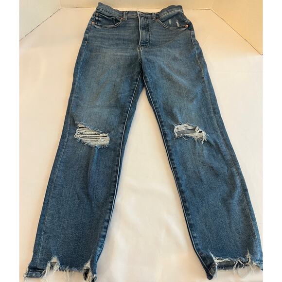 Express women’s Denim Jeans size 6/R slim ankle super high rise - Picture 1 of 12
